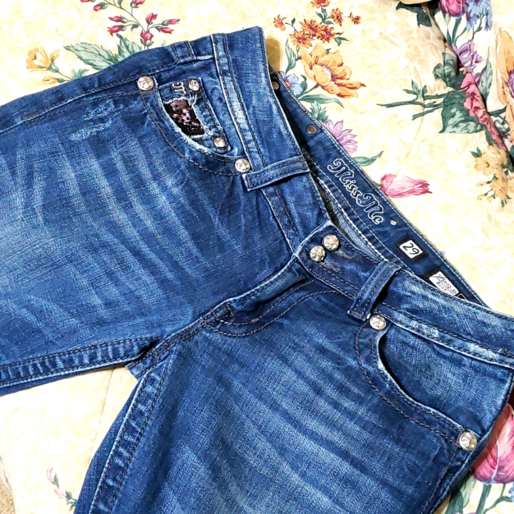 Miss Me straight leg jeans inseam 36